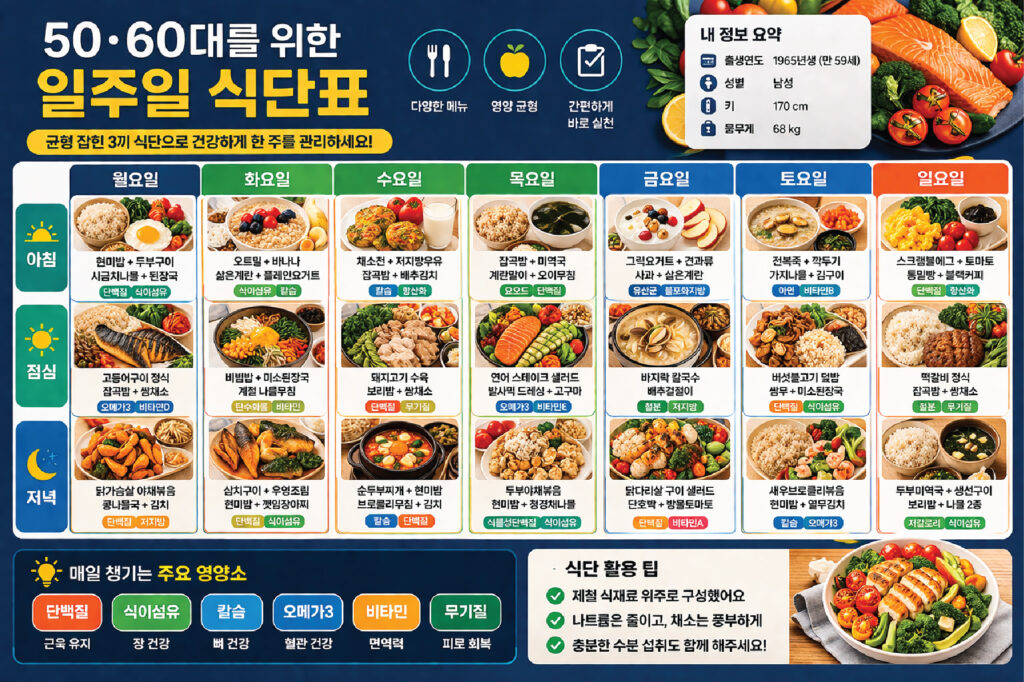 식단표